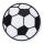 Applikation Fußball mittel 51mm 925273