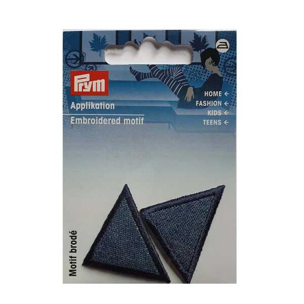 Applikation Dreiecke klein, Jeans dunkel 925282