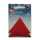 Applikation Dreiecke groß rot