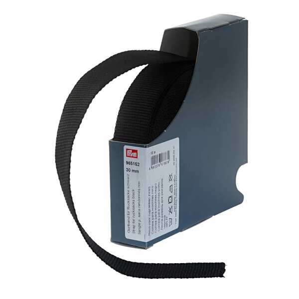 Gurtband für Rucksäcke 30 mm schwarz 965152