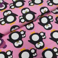 Raik angeraut Pinguine pink, lila, schwarz, gelb, weiß