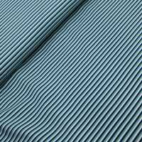 Parade Stripe Baumwolljersey gestreift mint, weiß, dunkelblau