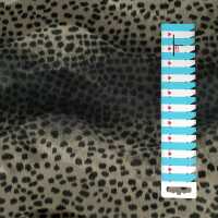 Wildtier Plüsch Leopardenmuster dunkel