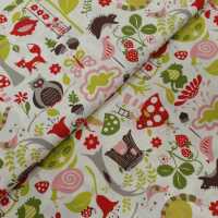 Fox Hollow *Organic Cotton* Patchworkstoff Waldtiere...