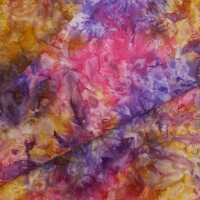 Franz Patchworkstoff Batik  pink, gelb, lila