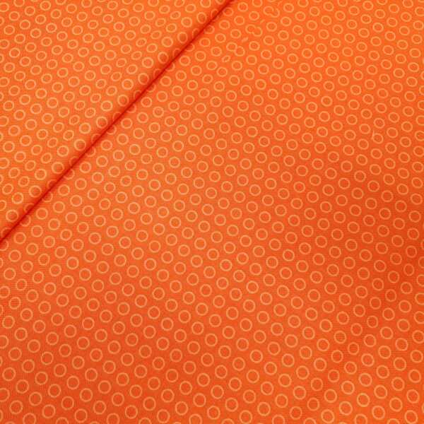 Cotton Dots Patchworkstoff Kreise   orange