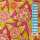 Whimsyland Patchworkstoff Blumen pink, kiwi, orange