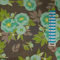 The Cottage Garden Patchworkstoff Blumen taupe, mint,...