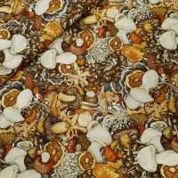 Farmers´s John Patchworkstoff Pilze braun, natur