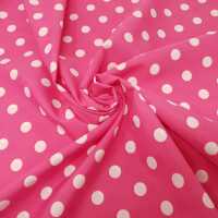 Lanzarote Polyester Punkte pink, weiß