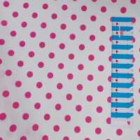 Lanzarote Polyester Punkte weiß, pink