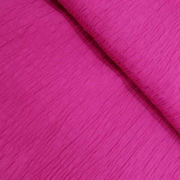 Suzanne Viskose uni, strukturiert pink, rosa