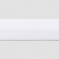 Jerseyband gefalzt 20mm weiß