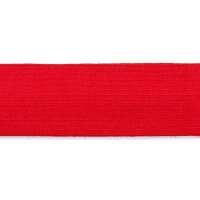 Jerseyband gefalzt 20mm rot