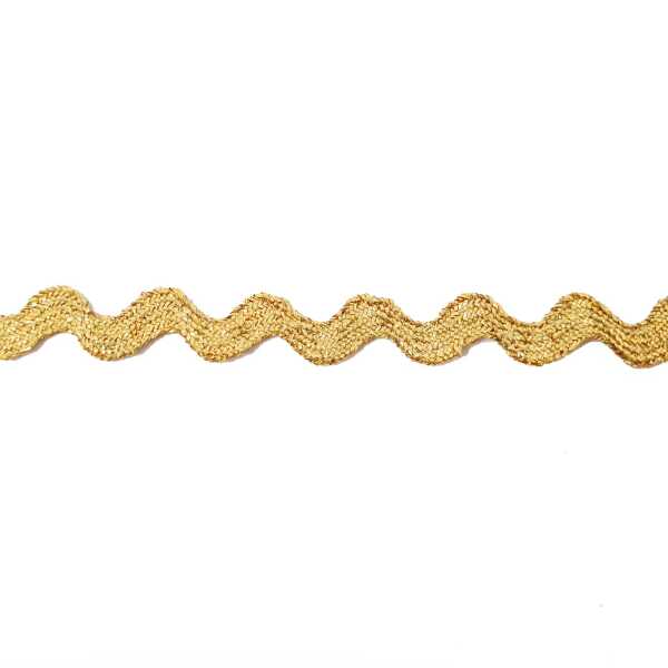 Brokat Zackenlitze 8mm gold