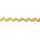 Brokat Zackenlitze 8mm gold