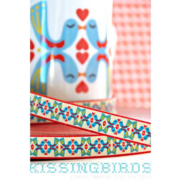 Farbenmix KissingBirds - Webband 15mm