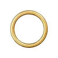 Metall-Ring 15mm gold