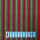 Christmas Stripes Patchworkstoff, Streifen, grün, rot, blau, gold