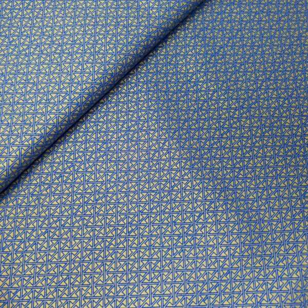 Celtic Illumination by Fabric Freedom Patchworkstoff, blau, gold