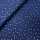 Comet Baumwollstoff Webware, Sterne, blau, silber
