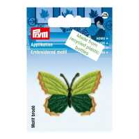 Applikation recycelt, Schmetterling, grün 926741
