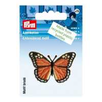 Applikation recycelt, Schmetterling, braun 926742