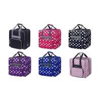 Overlocktasche XL Multicolor blau, 44 x 37 x 41cm