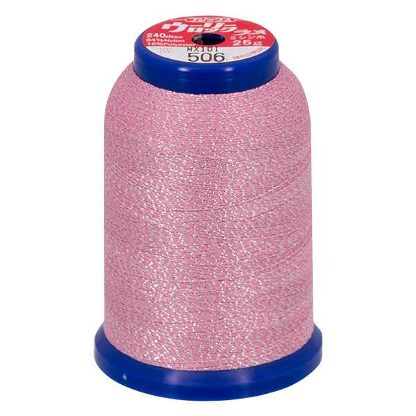 baby lock Metallic Bauschgarn, 1000m Silver & Pink 506