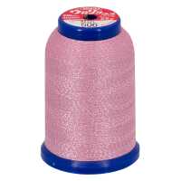 baby lock Metallic Bauschgarn, 1000m Silver & Pink 506