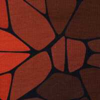 Mosaiik by Bienvenido Colorido, Jersey Baumwolle, rot