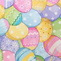 Happy Easter Baumwolle Eier bunt