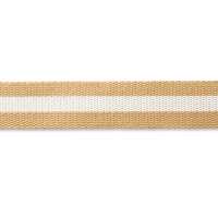 Gurtband für Taschen 40 mm beige/weiß 965202