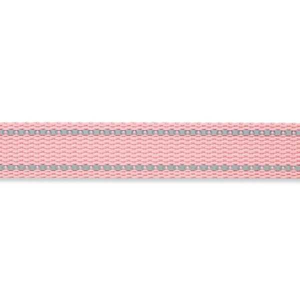 Gurtband, reflektierend rosa