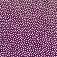 Dotty Baumwolle Punkte 2mm weiß/violett