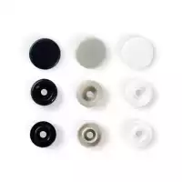 Druckknopf Color Snaps, Prym Love, 12,4mm, marine/grau/weiß 393008