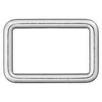 Rechteck-Ring 50mm silber