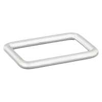 Rechteck-Ring 50mm silber