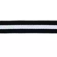 Gurtband für Taschen 40 mm schwarz/weiß 965200
