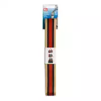 Gurtband für Taschen, 40mm, beige/blau/rot 965216