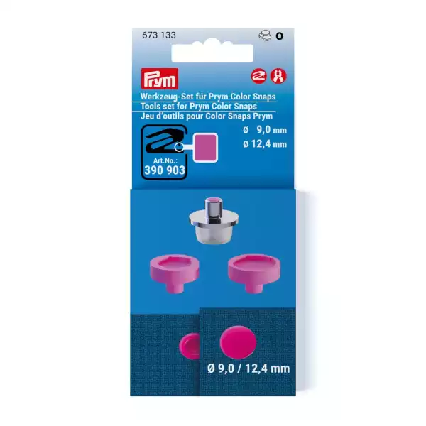 Werkzeug-Set für Prym Color Snaps, 9 und 12,4 mm  673133