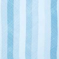 Thea , **Restschrumpfwert ca. 10%** - Musselin, Double Gauze Streifen, Chevron, blau