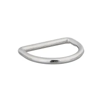 Metall-D-Ring 25mm silber