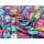 French Terry Digital Druck angeraut Cartoon bunt