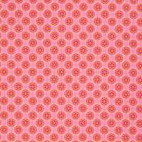 Bilbao, Baumwolle Webware grafische Blüten, rosa