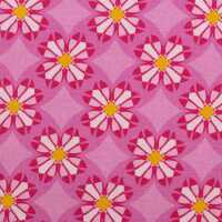 Bilbao, Baumwolle Webware Blüten, rosa/pink