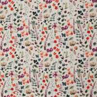 Mia Rippenjersey, Blüten, naturweiß/bunt