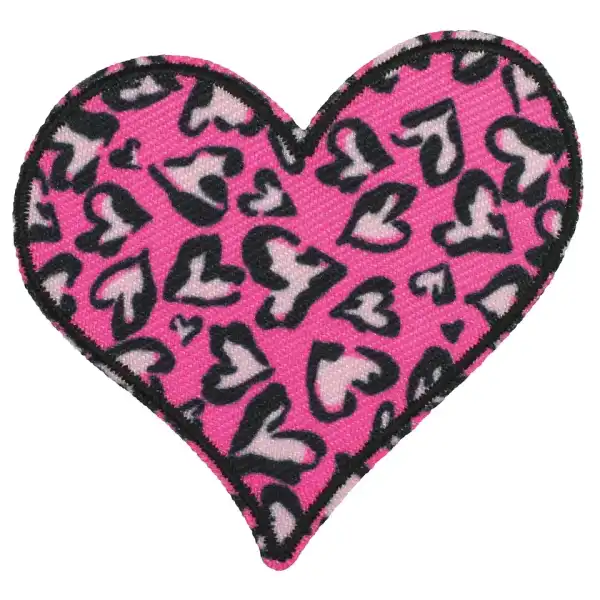 Applikation Herz, pink 922020