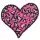 Applikation Herz, pink 922020