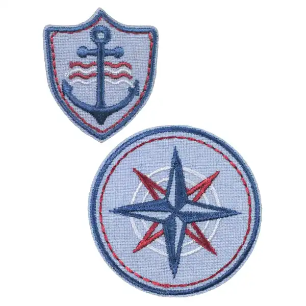 Applikation Anker, hellblau 921494
